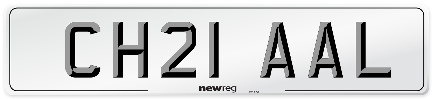 CH21 AAL Number Plate from New Reg